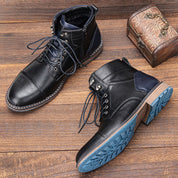 Men's Winter Boots Lace Up Ankle Boots Cold Weather Grip - Image 3