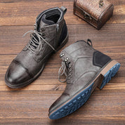 Men's Winter Boots Lace Up Ankle Boots Cold Weather Grip - Image 5