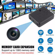 Micro HD Indoor Camera Audio and Night Vision Home Security - Image 4