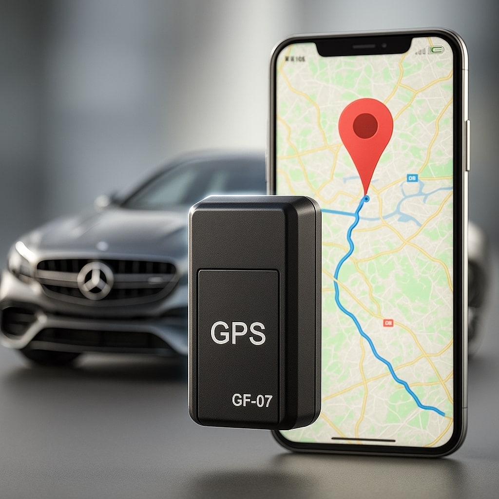 Mini GPS Tracker Real-Time Location Tracking Magnetic Design - Image 1