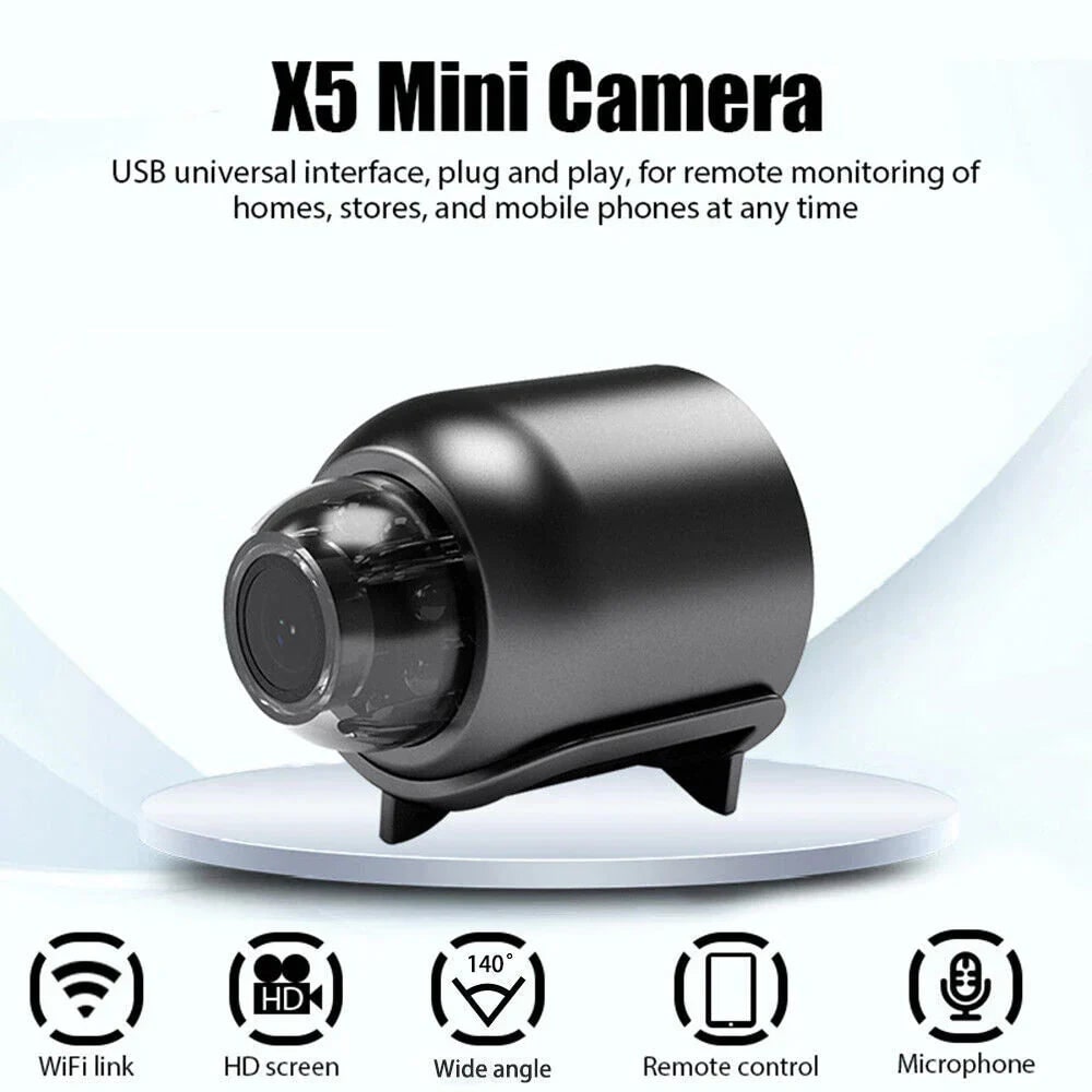 Mini WIFI Camera 1080p Night Vision Motion Alerts Home Security Device - Image 7