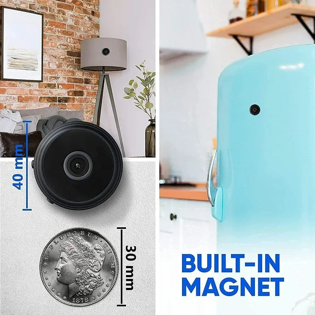 Mini Wireless Security Camera Audio Home and Office Use - Image 2