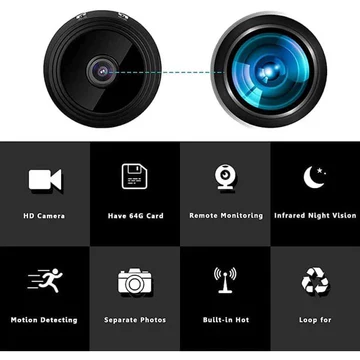 Mini Wireless Security Camera Audio Home and Office Use - Image 4