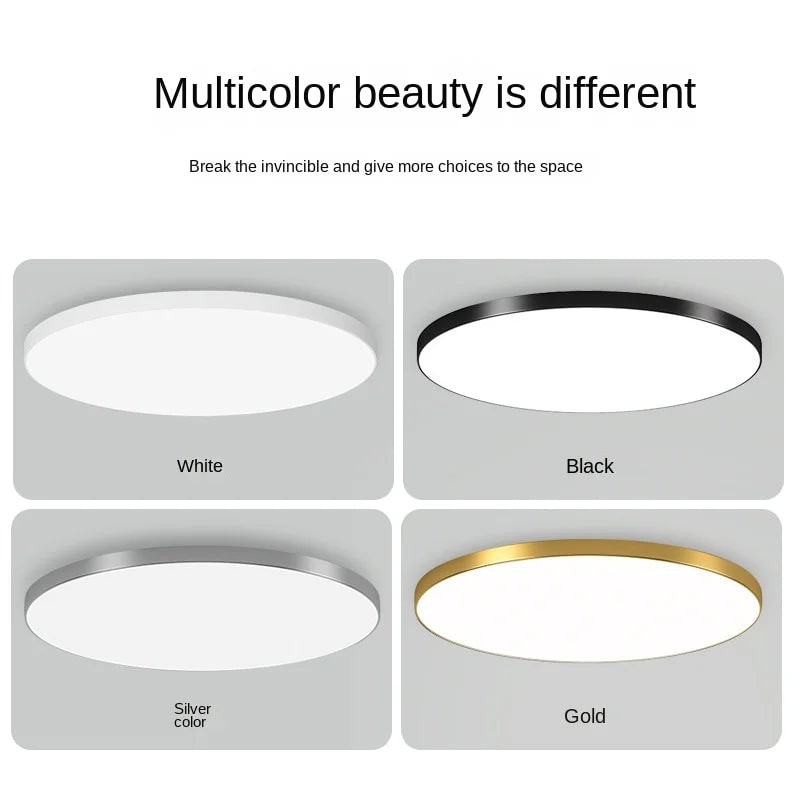 Minimalist Round LED Ceiling Modern Home Lighting - Image 17
