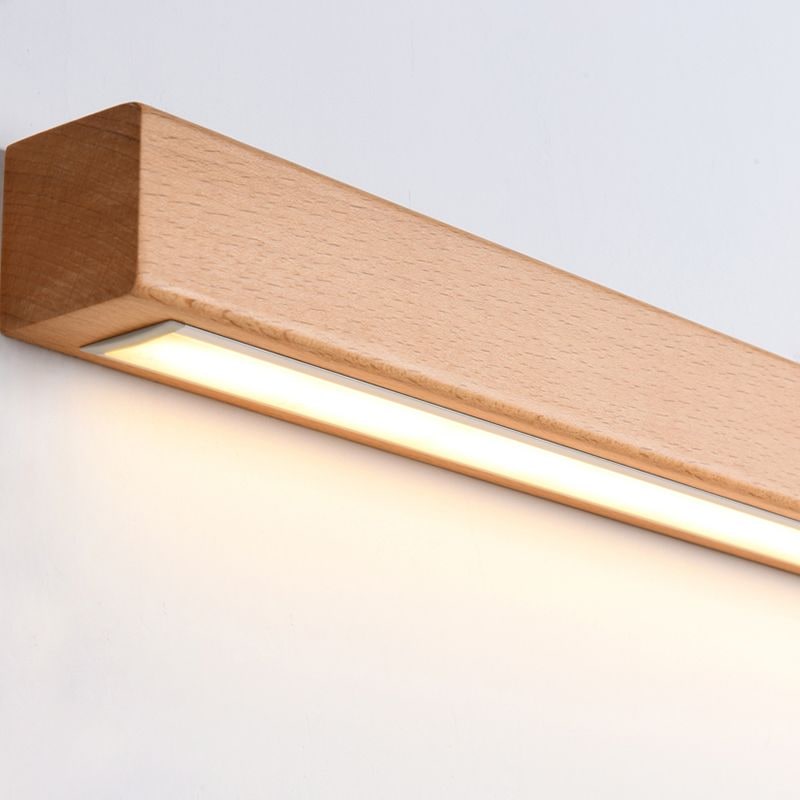 Minimalist Wood Bathroom Wall Lamp Modern Vanity Lighting - Image 14