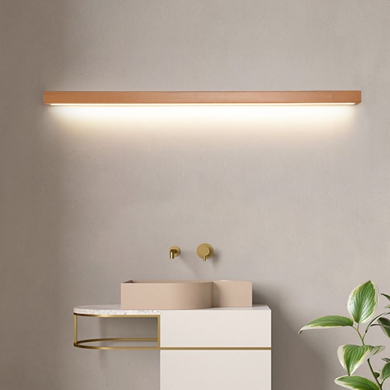 Minimalist Wood Bathroom Wall Lamp Modern Vanity Lighting - Image 16