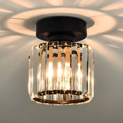 Modern Ceiling Light Fixture Hallway Metal & Glass Design - Image 16