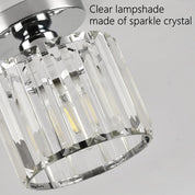 Modern Ceiling Light Fixture Hallway Metal & Glass Design - Image 32