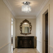 Modern Ceiling Light Fixture Hallway Metal & Glass Design - Image 40