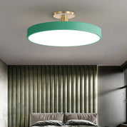 Modern Circular Ceiling Fixture Bedroom LED Semi Flush Mount - Image 11