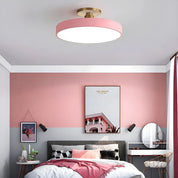 Modern Circular Ceiling Fixture Bedroom LED Semi Flush Mount - Image 15