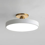Modern Circular Ceiling Fixture Bedroom LED Semi Flush Mount - Image 16