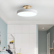 Modern Circular Ceiling Fixture Bedroom LED Semi Flush Mount - Image 17