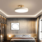 Modern Circular Ceiling Fixture Bedroom LED Semi Flush Mount - Image 18