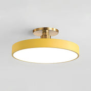 Modern Circular Ceiling Fixture Bedroom LED Semi Flush Mount - Image 20