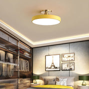 Modern Circular Ceiling Fixture Bedroom LED Semi Flush Mount - Image 21