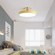 Modern Circular Ceiling Fixture Bedroom LED Semi Flush Mount - Image 22