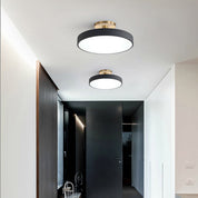 Modern Circular Ceiling Fixture Bedroom LED Semi Flush Mount - Image 5