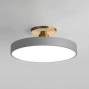 Modern Circular Ceiling Fixture Bedroom LED Semi Flush Mount - Image 7