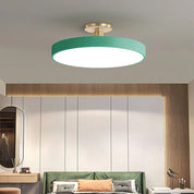 Modern Circular Ceiling Fixture Bedroom LED Semi Flush Mount - Image 9