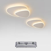 Modern Flush Mount Ceiling Light Living Room White Design - Image 14