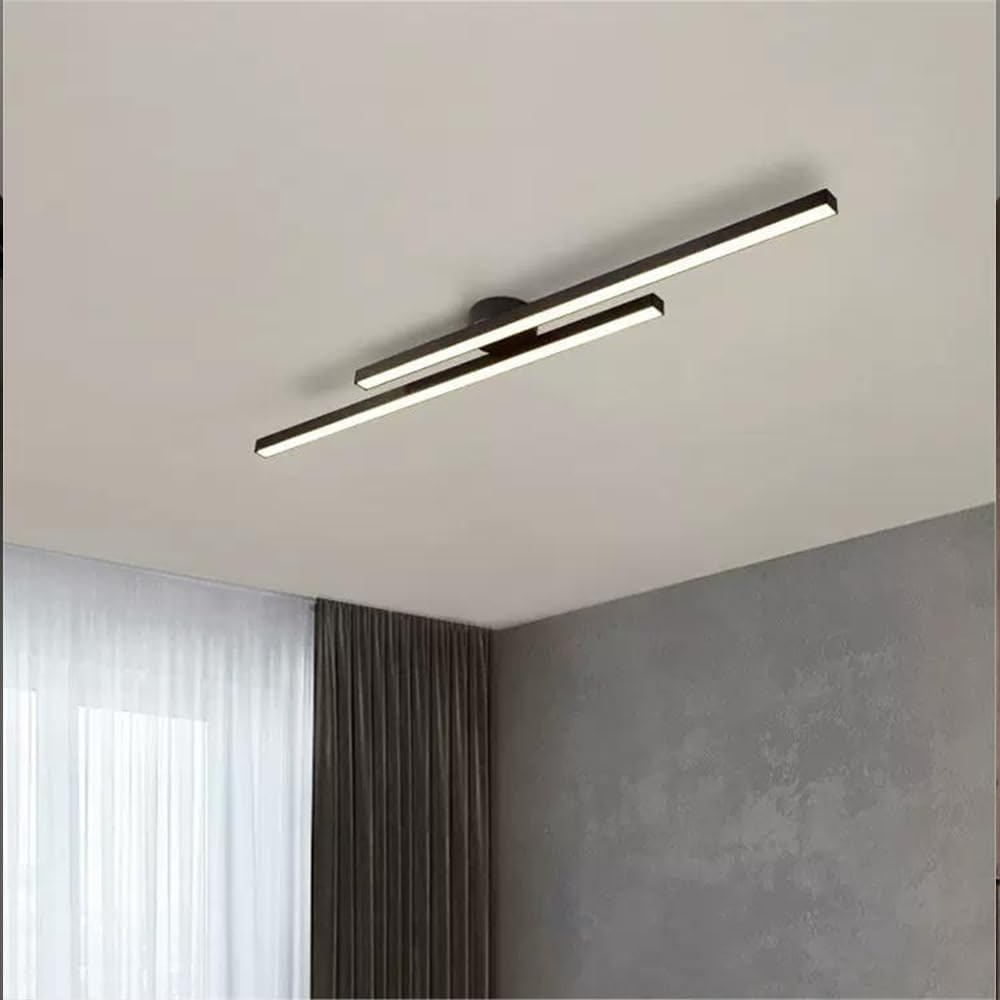 Modern LED Ceiling Fixture Living Room Aluminium Flush Mount - Image 10