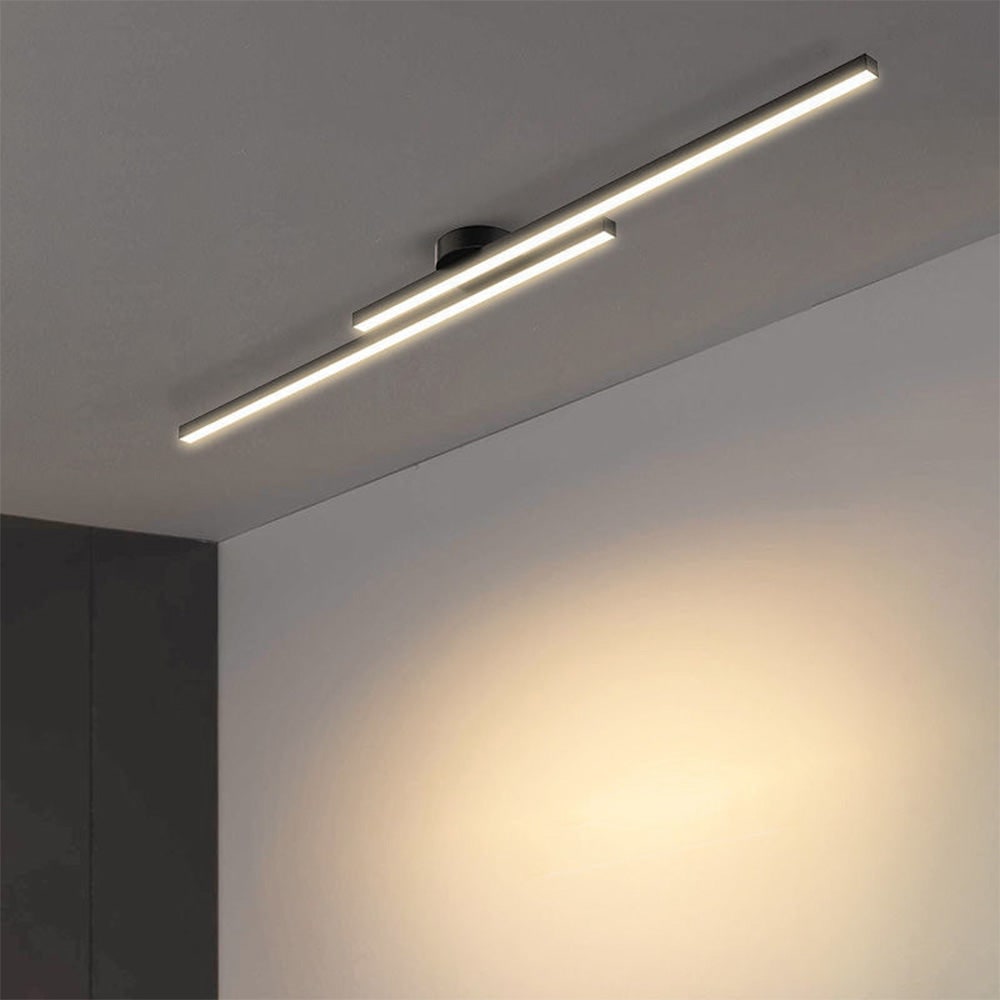 Modern LED Ceiling Fixture Living Room Aluminium Flush Mount - Image 13