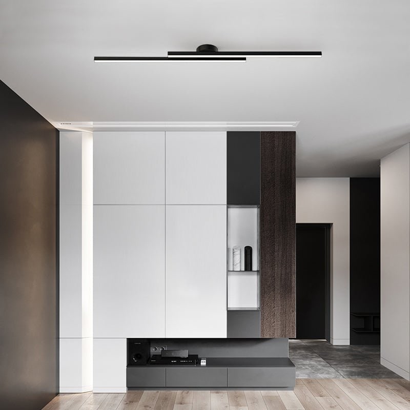 Modern LED Ceiling Fixture Living Room Aluminium Flush Mount - Image 15