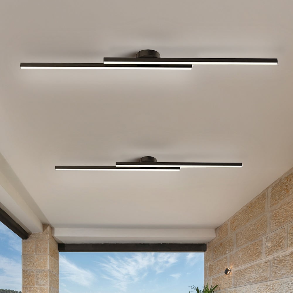 Modern LED Ceiling Fixture Living Room Aluminium Flush Mount - Image 2