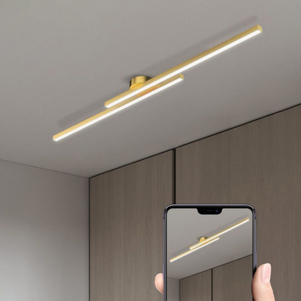 Modern LED Ceiling Fixture Living Room Aluminium Flush Mount - Image 25