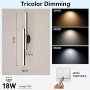 Modern LED Ceiling Fixture Living Room Aluminium Flush Mount - Image 5