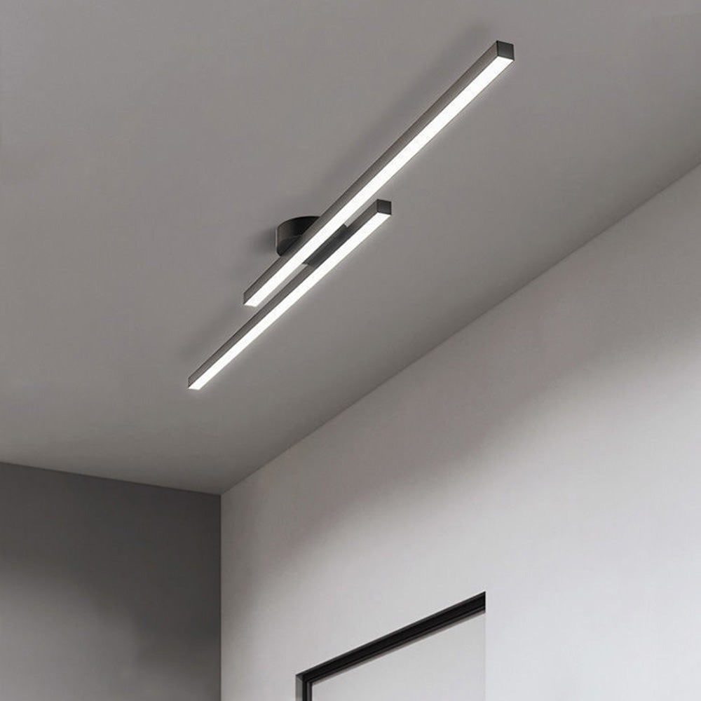 Modern LED Ceiling Fixture Living Room Aluminium Flush Mount - Image 7