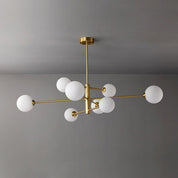 Modern Pendant Light Fixture Copper and Glass Living Room - Image 10