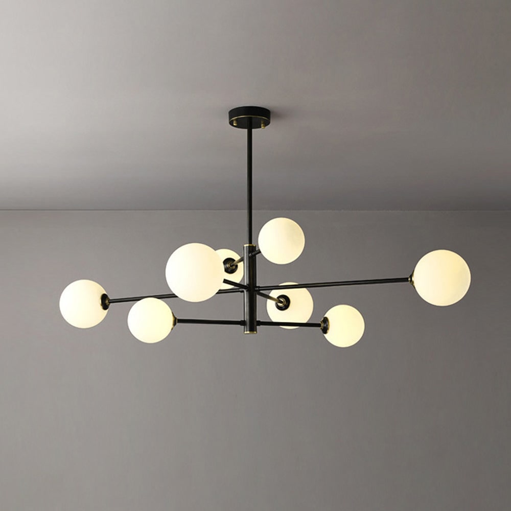 Modern Pendant Light Fixture Copper and Glass Living Room - Image 12