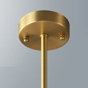 Modern Pendant Light Fixture Copper and Glass Living Room - Image 17