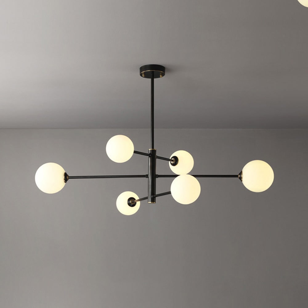 Modern Pendant Light Fixture Copper and Glass Living Room - Image 20