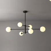 Modern Pendant Light Fixture Copper and Glass Living Room - Image 20