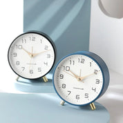Modern Table Clock Scandinavian Style Silent Movement Design - Image 3