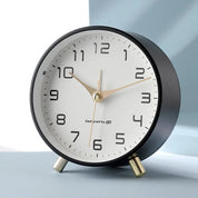 Modern Table Clock Scandinavian Style Silent Movement Design - Image 8