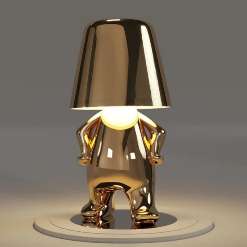 Modern Table Lamp Unique Character Design and Metal Finish - Image 10
