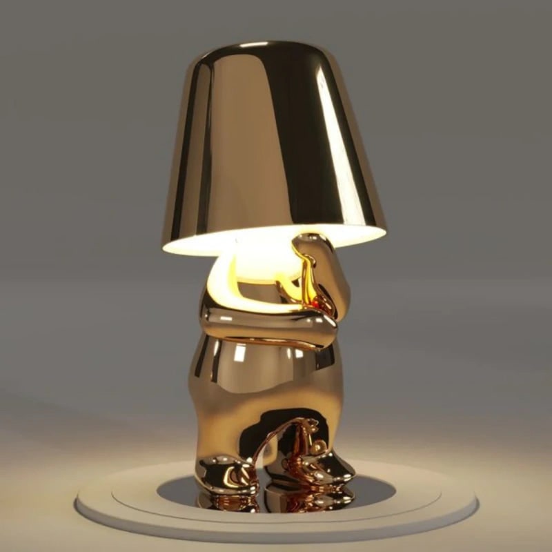 Modern Table Lamp Unique Character Design and Metal Finish - Image 12