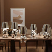 Modern Table Lamp Unique Character Design and Metal Finish - Image 2