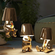 Modern Table Lamp Unique Character Design and Metal Finish - Image 4
