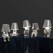 Modern Table Lamp Unique Character Design and Metal Finish - Image 5