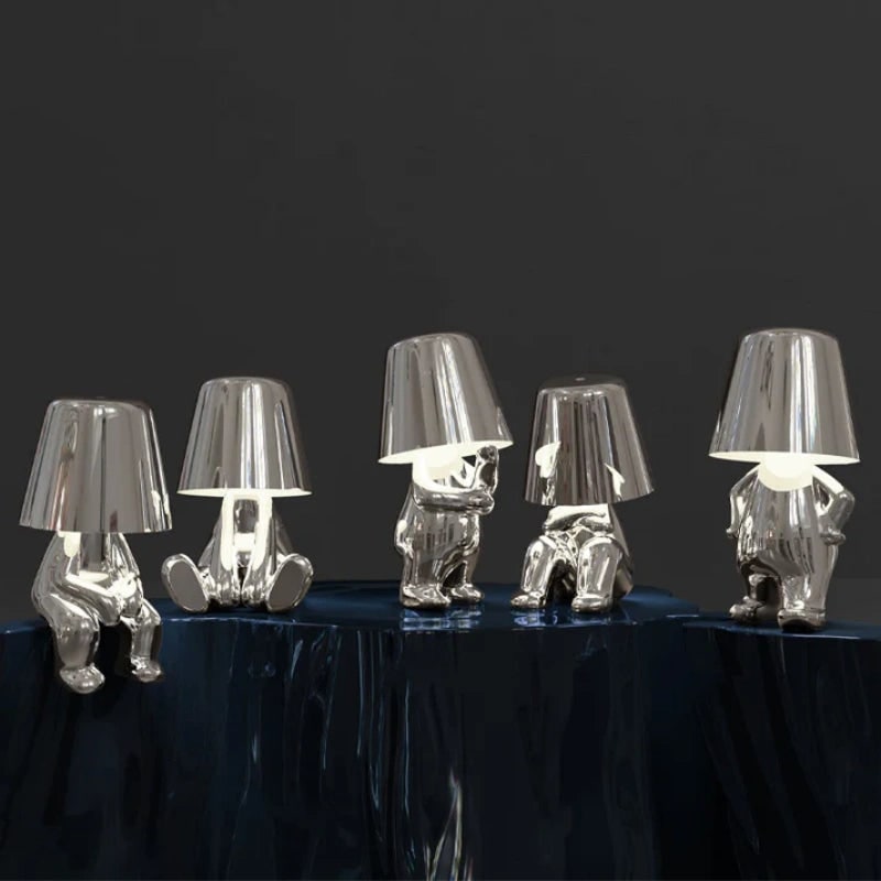 Modern Table Lamp Unique Character Design and Metal Finish - Image 5
