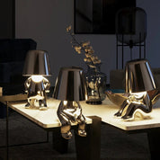 Modern Table Lamp Unique Character Design and Metal Finish - Image 8