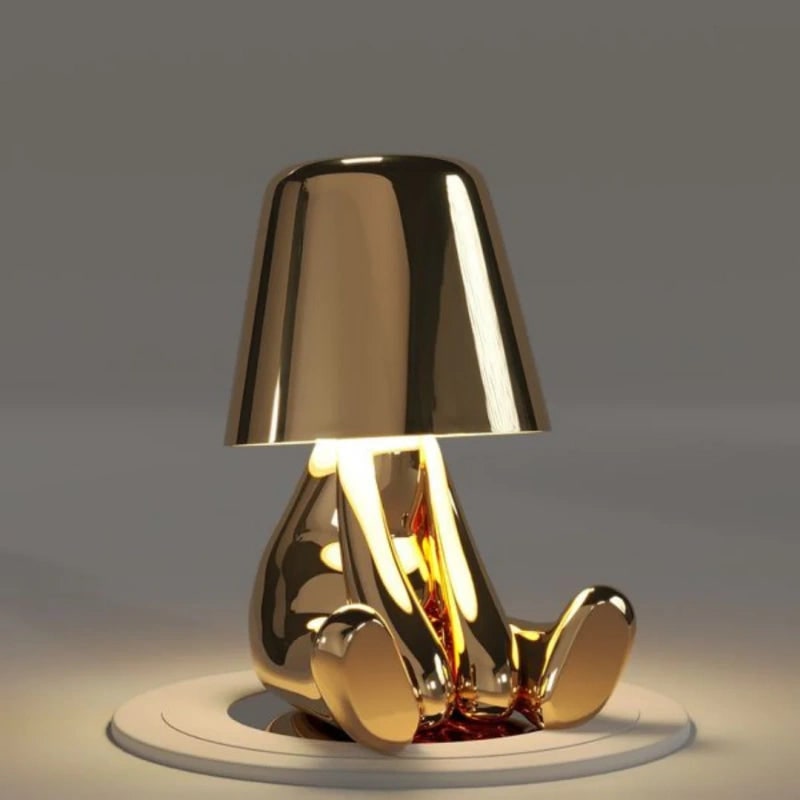 Modern Table Lamp Unique Character Design and Metal Finish - Image 9