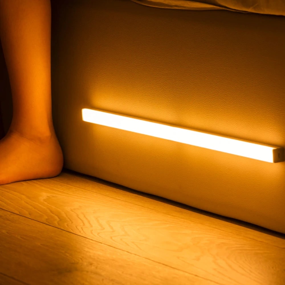 Motion Sensor LED Strip Light Under Bed or Closet Lighting - Image 1
