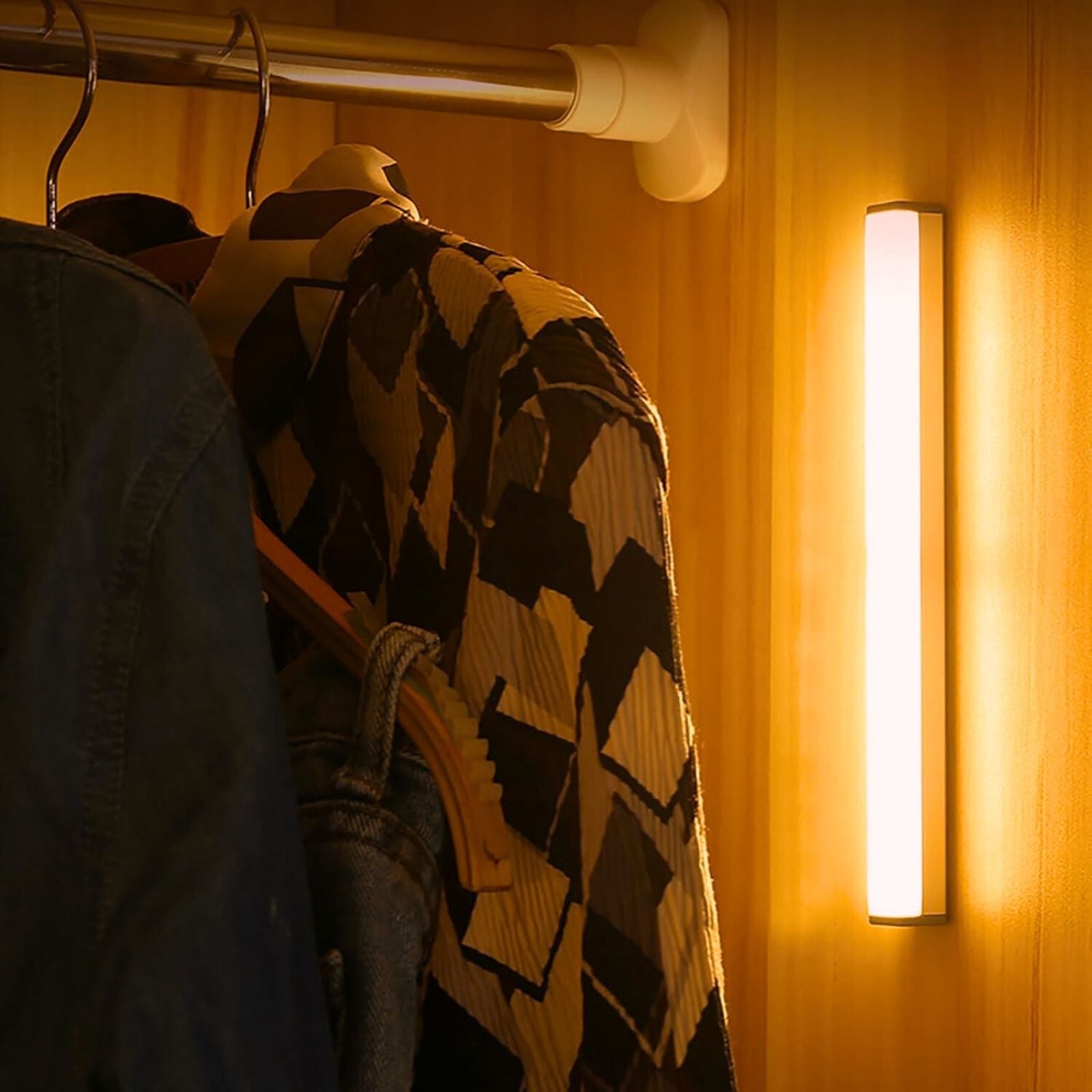Motion Sensor LED Strip Light Under Bed or Closet Lighting - Image 3