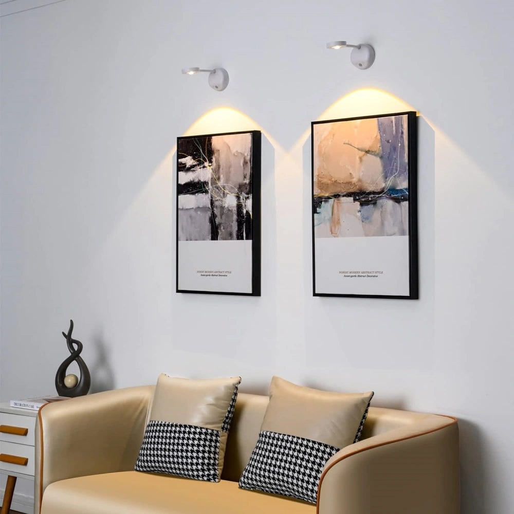 Motion Sensor LED Wall Spotlight Art Display Modern Design - Image 1